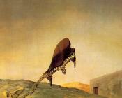 萨尔瓦多 达利 : 床边桌子上的头骨及附属物